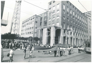 Fotografia d epoca originale 1978 MILANO Corso Sempione  Manifestazione sindacale metalmeccanici Foto 1