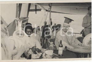 Fotografia d epoca originale 1937 PANAMA Il passaggio della linea REAL PHOTO cm 13,5 x 8,5 1