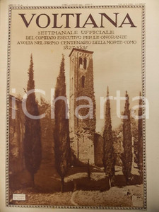 Giornale, rivista storica 1927 COMO Rivista VOLTIANA Stazione radiotelegrafo REGIA MARINA *Anno II nÂ° 22 1