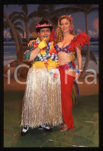 35mm vintage slide* 1992 ITALIA 1 MAGICO DAVID - Gianni FANTONI e Moana POZZI 5