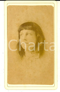 1880 ca LONDON Portrait of Ethel HARRISON PARKES  *VINTAGE photo CDV