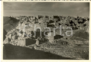 Fotografia d epoca originale 1938 NALUT LIBIA TRIPOLITANIA Scorcio panoramico Foto formato Cartolina 1