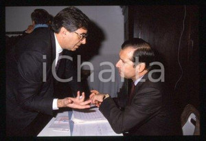 35mm vintage slide* 1989 ca MILANO Gaetano MORAZZONI & Attilio FONTANA (25)