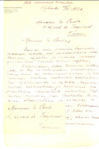 Autografo originale 1930 HELSINKI (FINLANDIA) Vaino SIIKANIEMI al conte di FRAYSSINET *Autografo 1