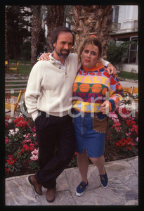 35mm vintage slide* 1992 STRISCIA LA NOTIZIA - Gianni FANTONI e Antonio RICCI 6