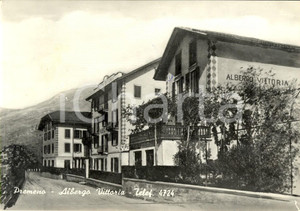 Cartolina originale da collezione 1961 PREMENO VB Veduta dell albergo VITTORIA Cartolina postale FG VG 1