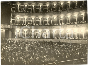Fotografia d'epoca originale 1930 ROMA Teatro Reale Opera durante la Marta di FLOTOW 1