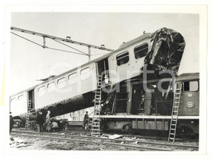 1961 GELDROP - RAILWAY ACCIDENT Passenger train crashed into an engine *Photo