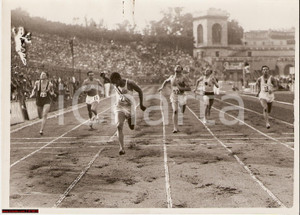 Fotografia d epoca originale 1937 MILANO Arena Civica Gare Atletica USA Yochson FOTO 1