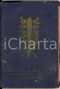 Documento originale, autentico 1918-1974 BELGIOIOSO PV Libretto pensione Mario BIANCHI 1