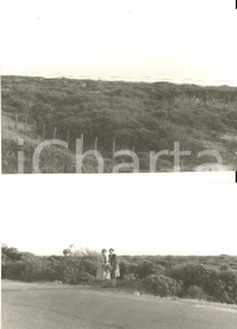 Fotografia d epoca originale 1962 POMEZIA RM Spiaggia di TORVAIANICA Lotto 2 foto VINTAGE 12x8 cm 1