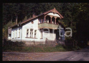35mm vintage slide* 1990 ca CZECHOSLOVAKIA Part of the village of VESTIN (12)