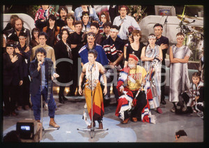 35mm vintage slide* 1995 FESTIVAL SANREMO Sabina GUZZANTI e LA RISERVA INDIANA 4