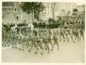Fotografia d epoca originale 1936 ROMA Benito MUSSOLINI a sfilata Avanguardisti CAMPO DUX Via dell IMPERO 1