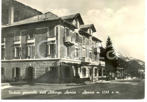 Cartolina originale da collezione 1955 PASSO APRICA SO Veduta generale Albergo APRICA Cartolina FG VG 1