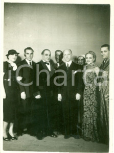 Fotografia d epoca originale 1938 MILANO TEATRO FILODRAMMATICI Giulio DONADIO Franca DOMINICI Alta chirurgia 1