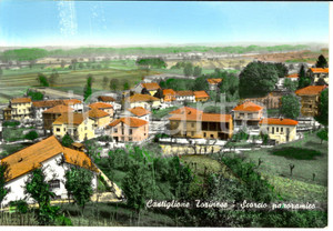 Cartolina originale da collezione 1960 ca CASTIGLIONE TORINESE TO Scorcio panoramico Cartolina FG NV 1