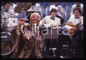 Bertice READING - MUSIC Show Actress & singer 1987 ca * 35 mm vintage slide 34
