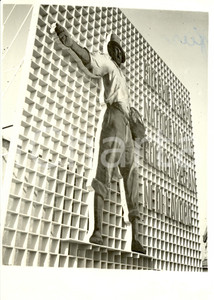 Fotografia d epoca originale 1938 MILANO Fiera Campionaria  Padiglione delle Assicurazioni Fotografia 1