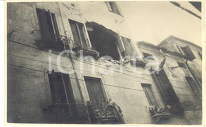 Fotografia d epoca originale 1918 WW1 PADOVA Bombardamenti austriaci  Casa via Savonarola  Foto 13x9 1