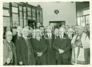 Fotografia d epoca originale 1931 ROMA Arturo MARESCALCHI inaugura nuovo forno elettroautomatico FOTOGRAFIA 1