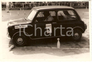 Fotografia d'epoca originale 1971 RIVANAZZANO TERME (PV) Trofeo TOTAL Rally Club OltrepÃ² MINI COOPER Gimkana 1