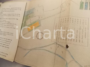 Documento originale, autentico 1947 RIVOLTA D ADDA CR Divisione podere CIOCCHERA della famiglia VISMARA 1