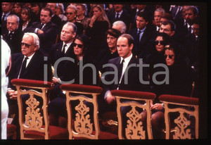 Fotografia d epoca originale 35mm vintage slide 1990 PRINCIPATO DI MONACO Ranieri e Carolina DI MONACO 17 1