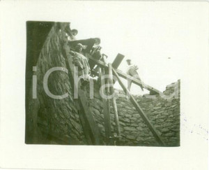 Fotografia d epoca originale 1935 ASMARA ERITREA AOI Lavori sulla strada per MASSAUA Fotografia cm 7 x 5 1
