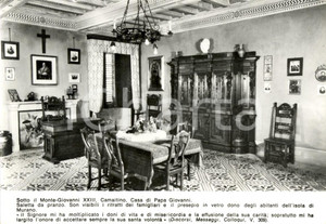 Cartolina originale da collezione 1950 ca SOTTO IL MONTE BG CA  MAITINO  Casa papa GIOVANNI XXXIII Cartolina 1