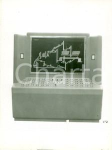 Materiale pubblicitario d’epoca 1960 MILANO Telemeccanica Elettrica Quadro controllo trasporto terra Scheda foto 1