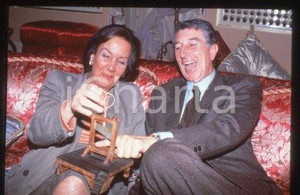 35mm vintage slide* 1990 ca MILAN a writer Laura GRIMALDI & Corrado AUGIAS (12)