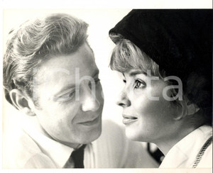 Fotografia d epoca originale 1960 ca PARIS Ritratto di una coppia di attori Fotografia 24x20 cm 1