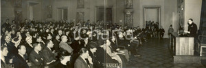 Fotografia d epoca originale 1939 ROMA Giovanni GENTILE Giacomo PAULUCCI DI CALBOLI Istituto ESTREMO ORIENTE 1