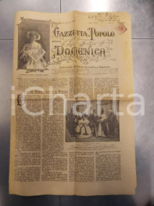 Giornale, rivista storica 1903 GAZZETTA DEL POPOLO Per un Teatro Lirico a TORINO Giornale ILLUSTRATO 1