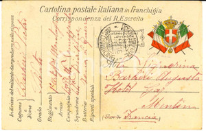 Documento originale, autentico 1916 ALPINI WW1 1Â° Artiglieria MONTAGNA Soldato Pietro BARBIERI Cartolina 1