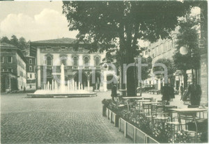 Cartolina originale da collezione 1940 ca ROVERETO TN Piazza ROSMINI Cassa di Risparmio Cartolina postale FG NV 1