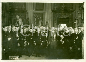 Fotografia d epoca originale 1939 ROMA Ferrovieri tedeschi ricevuti in CAMPIDOGLIO Fotografia 1