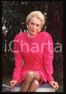 35mm vintage slide* 1992 CERNOBBIO VILLA ERBA American actress Janet LEIGH (23)