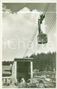 Cartolina originale da collezione 1935 ca SCHWAGALP SVIZZERA La funivia del SANTIS Cartolina FP VG 1
