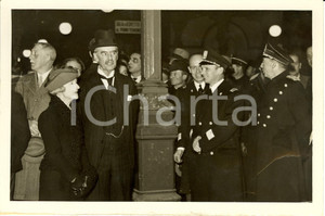 Fotografia d epoca originale 1939 GENOVA Stazione BRIGNOLE Arthur Neville CHAMBERLAIN arriva in visita Foto 1