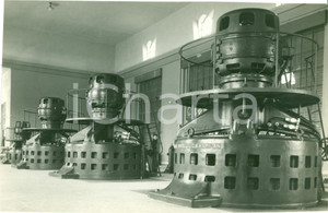 Fotografia d epoca originale 1940 VIADANA MN Motori elettrici MARELLI centrale SAN MATTEO DELLE CHIAVICHE 1