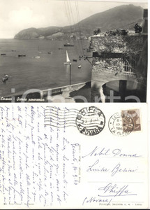 Cartolina originale da collezione 1963 LEVANTO SP Panorama Cartolina alla nobile Luisa BESINI FG VG 1