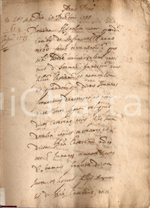 Documento originale, autentico 1588 FIRENZE Lite per l ereditÃ  di donna Ippolita INFANGATI Manoscritto 34 pp. 1