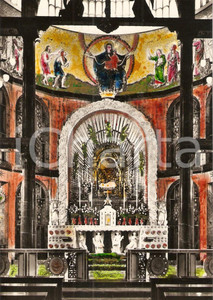 Cartolina originale da collezione 1950 ca MILANO Santuario MARIA SANTISSIMA BAMBINA Altare Maggiore *Cartolina FG 1