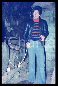 35mm vintage slide* 1970 ca GIOVO Francesco MOSER assaggia vino - Ritratto (4)