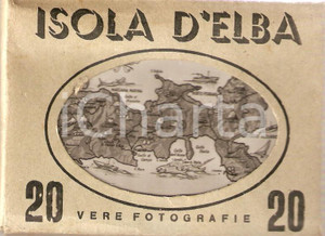 Cartolina originale da collezione 1950 ca ISOLA D'ELBA (LI) Vedute *Album 20 fotografie seriali 1