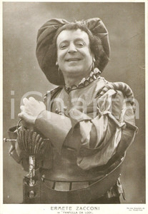 Fotografia d epoca originale 1940 FANFULLA DA LODI Ritratto di Ermete ZACCONI Foto seriale 17 x 25 cm 1