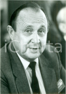 Fotografia d epoca originale 1986 GERMANIA HansDietrich GENSCHER Ministro affari esteri Fotografia 1