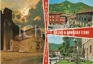 Cartolina originale da collezione 1978 BAGNO DI ROMAGNA TERME FC Vedutine con stabilimento termale Cartolina FG 1
